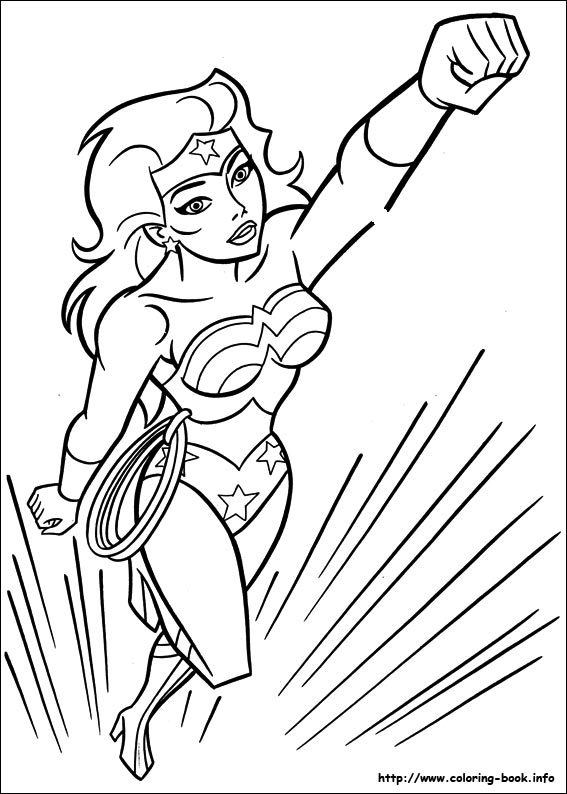 Wonder Woman Coloring Picture 567x794 Wonder Woman Coloring Picture