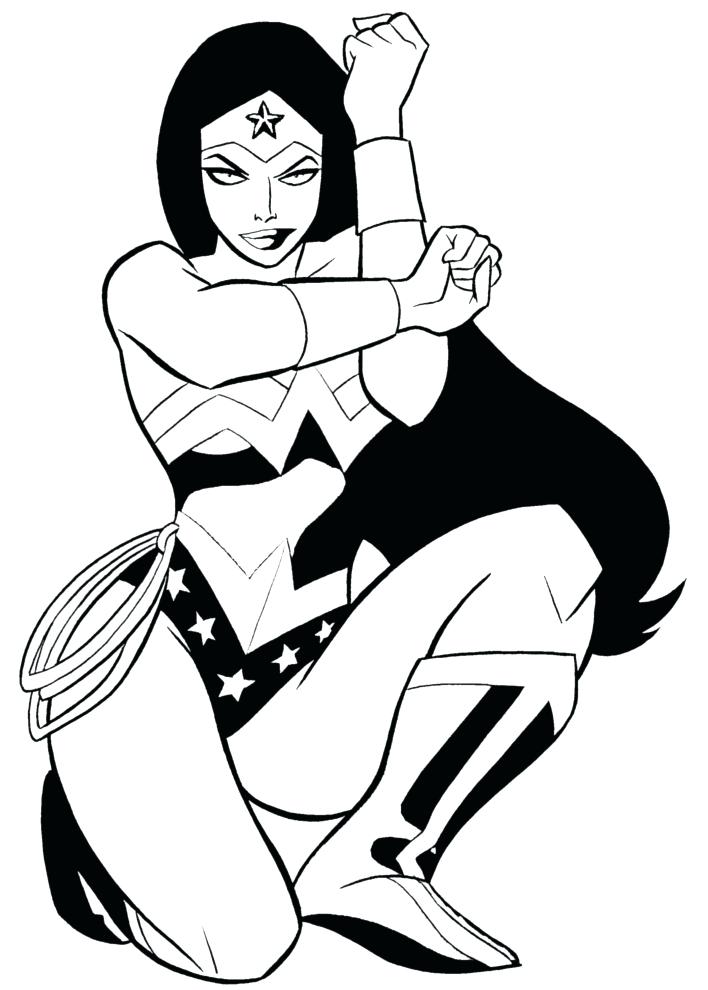 708x990 Wonder Woman Printable Coloring Pages Woman Wonder Coloring Pages