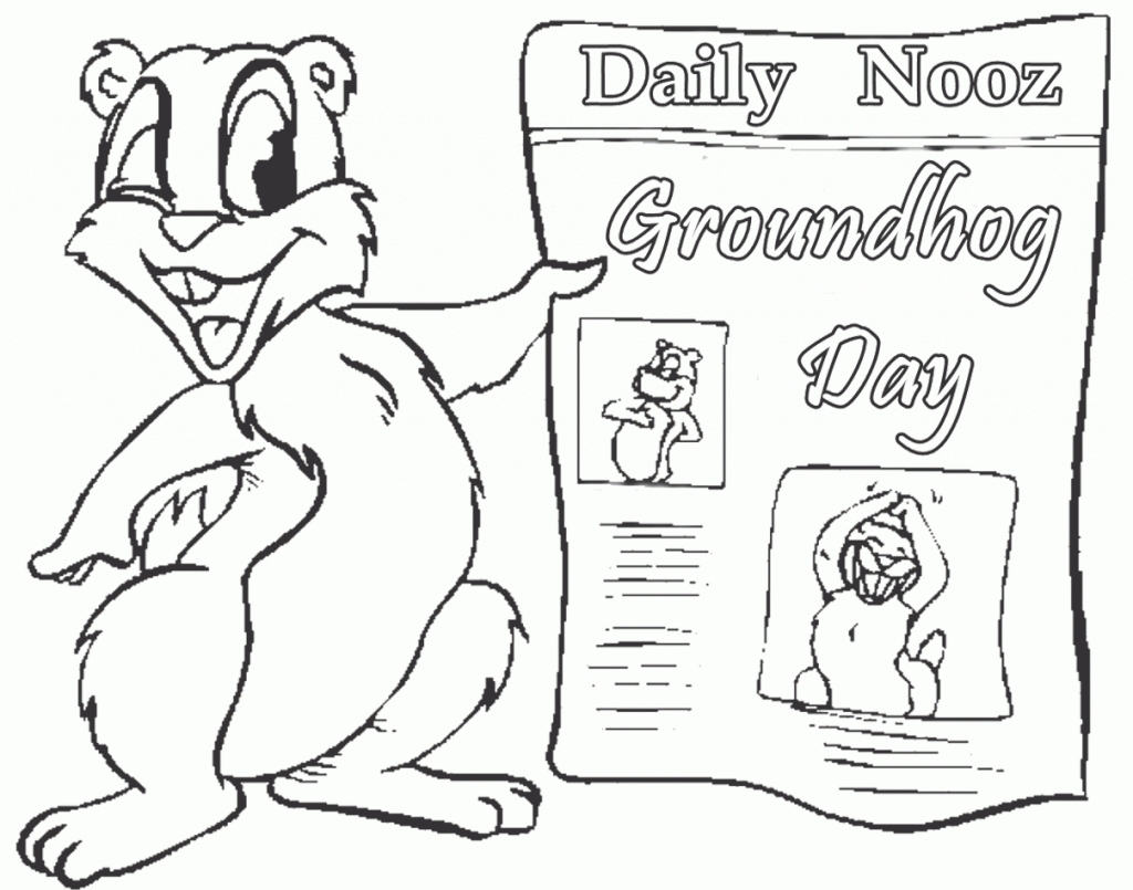 1024x805 Groundhog Coloring Pages 73 With Groundhog Coloring Pages Lapes