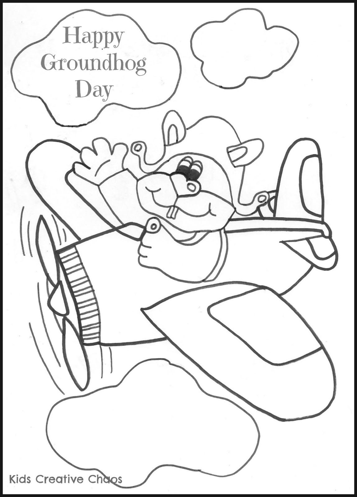 1148x1600 Easily Groundhog Coloring Page Simplistic Page