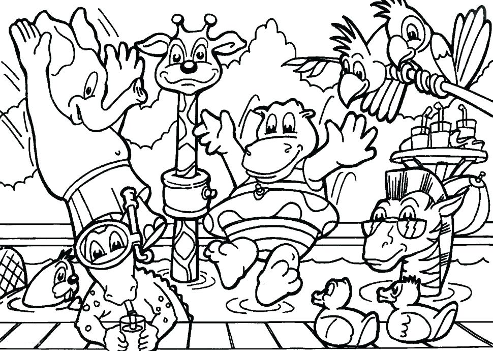 Woodland Animals Coloring Pages Coloring Book Pages Animals 970x690 Woodland Animals Coloring Pages Coloring Book Pages Animals