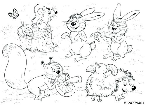 Animal Coloring Pictures To Print Animal Coloring Pages Free Easy 500x364 Animal Coloring Pictures To Print Animal Coloring Pages Free Easy