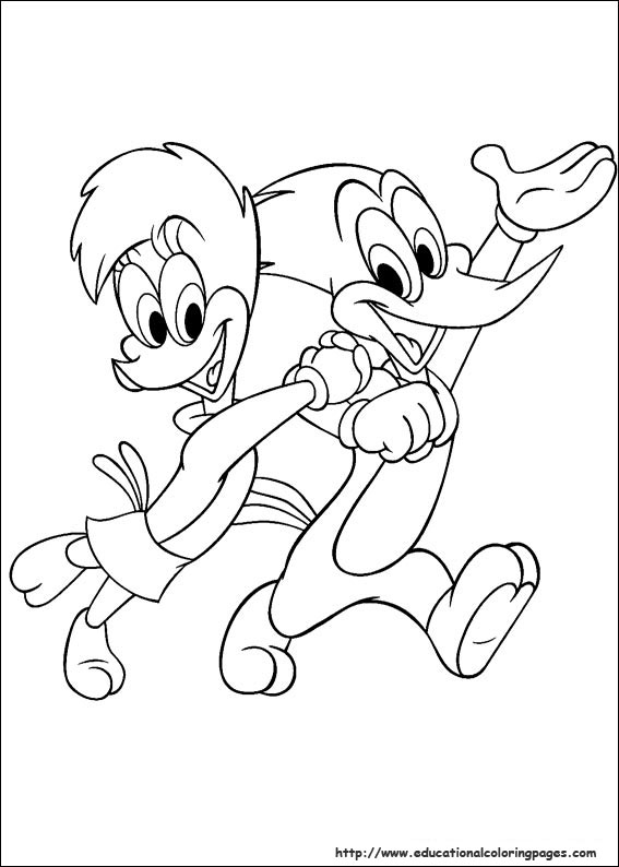 Woody Woodpecker Coloring Pages 567x794 Woody Woodpecker Coloring Pages