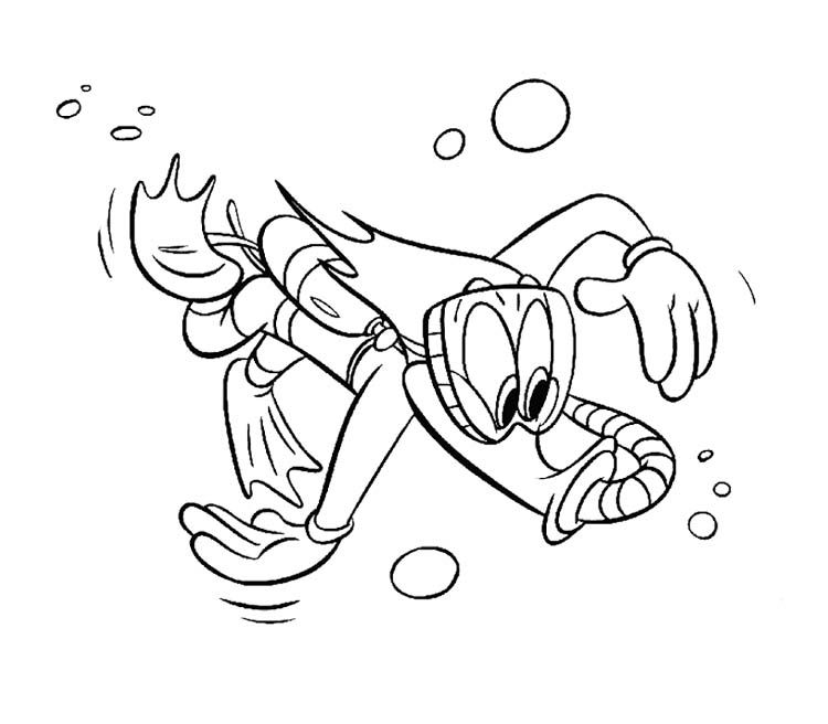 Woody Woodpecker Dive Coloring Page Woody Woodpecker Coloring 750x656 Woody Woodpecker Dive Coloring Page Woody Woodpecker Coloring