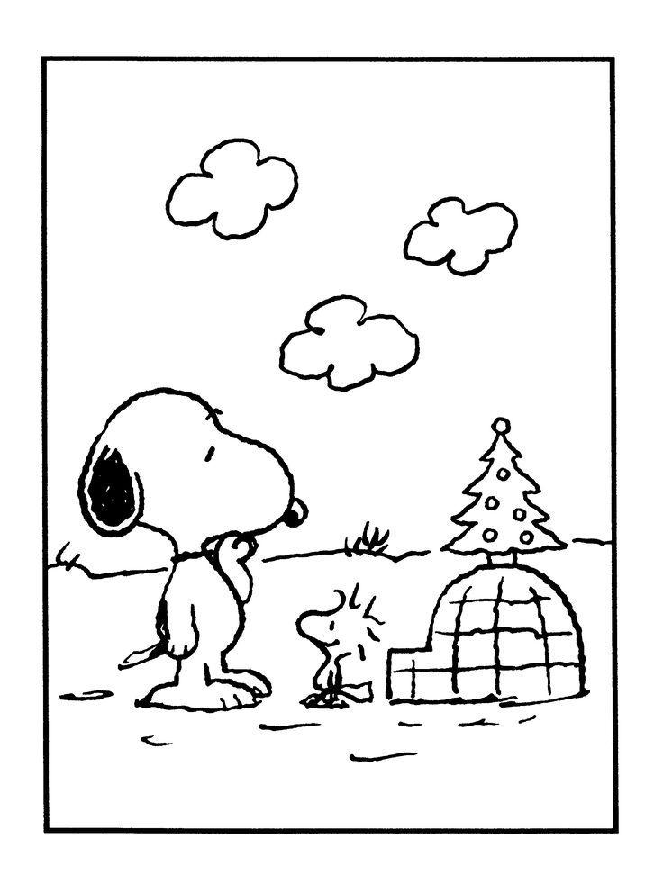 Snoopy And Woodstock Adult And Children's Coloring Pages S 736x992 Snoopy And Woodstock Adult And Children's Coloring Pages S