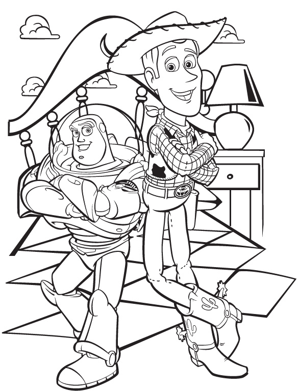 Toy Story Coloring Pages 360coloringpages 586x767 Toy Story Coloring Pages 360coloringpages