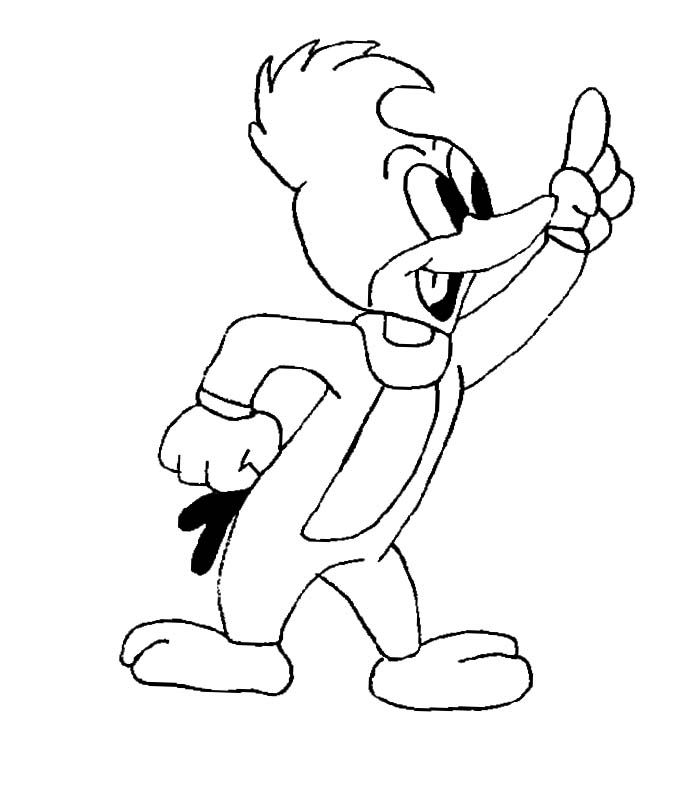 21 Best Woody Woodpecker Coloring Page Images 700x800 21 Best Woody Woodpecker Coloring Page Images