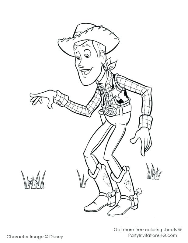 Woody Buzz Colouring Pages Free Printable Coloring Toy Story 3 618x800 Woody Buzz Colouring Pages Free Printable Coloring Toy Story 3