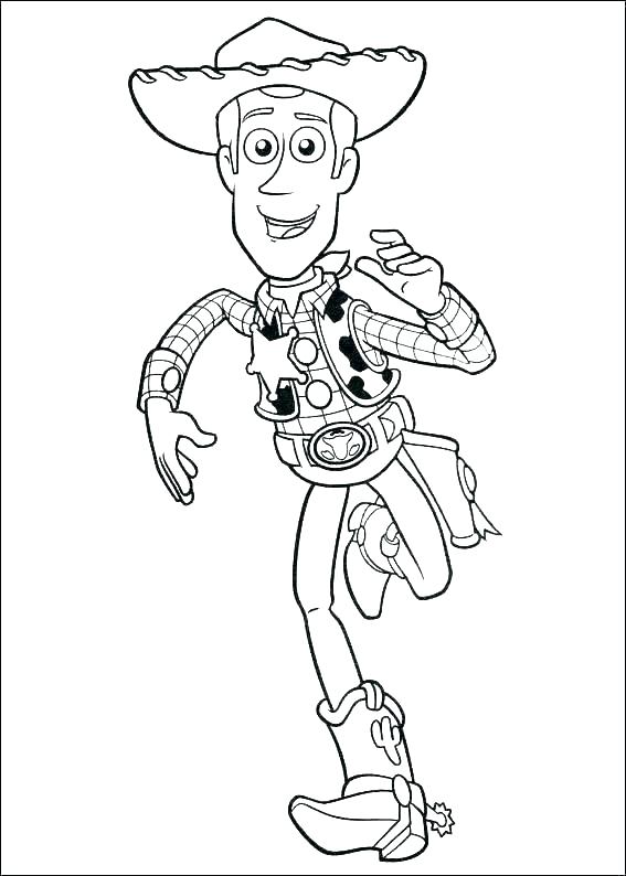 Woody Toy Story Coloring Page at GetColorings.com | Free printable ...