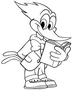 Winnie Woodpecker Walking Coloring Page Kids Coloring Pages 236x291 Winnie Woodpecker Walking Coloring Page Kids Coloring Pages