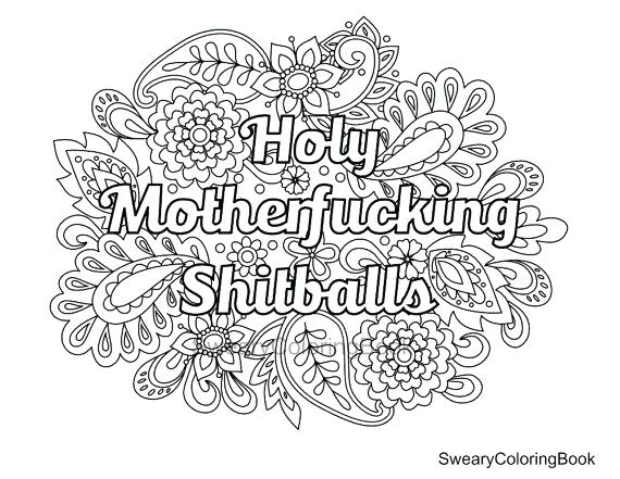 570x441 Cuss Word Coloring Pages Zoom Swear Word Coloring Pages Free