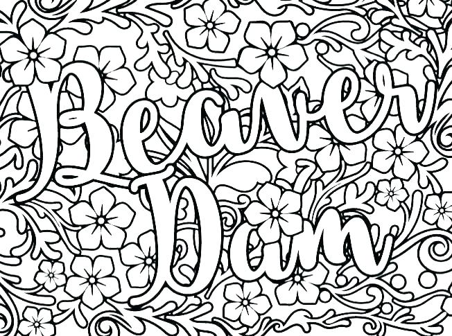 Word Coloring Pages For Adults at GetColorings.com | Free printable ...