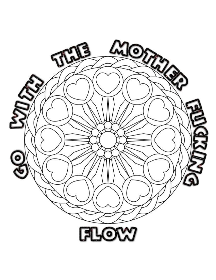 Swear Word Coloring Pages Etsy, Adult Coloring And Coloring Books 850x1100 Swear Word Coloring Pages Etsy, Adult Coloring And Coloring Books