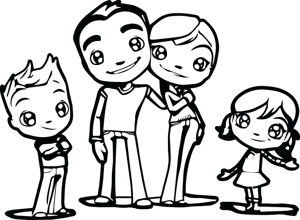 970x713 Family Coloring Pages Family Coloring Pages Lds