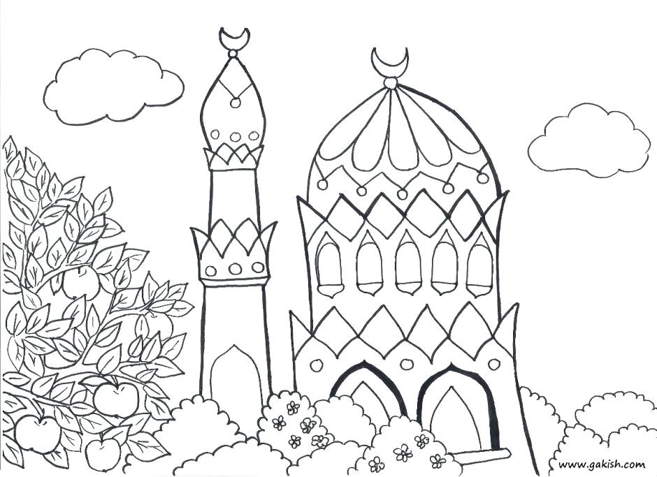940x683 Muslim Coloring Pages Word Colouring Pages Coloring Pages For Kids