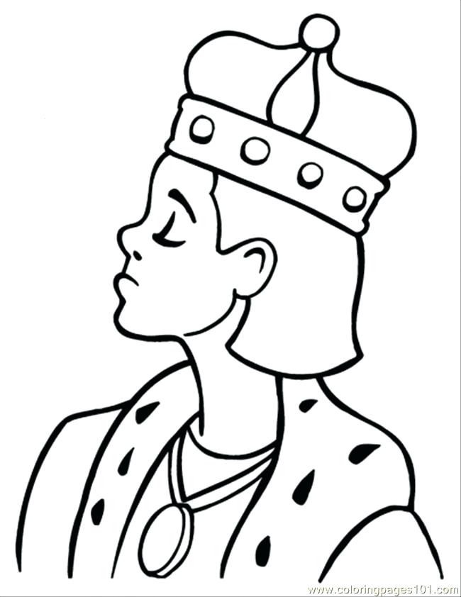 650x842 Printable The King And His Family Coloring Page Printable