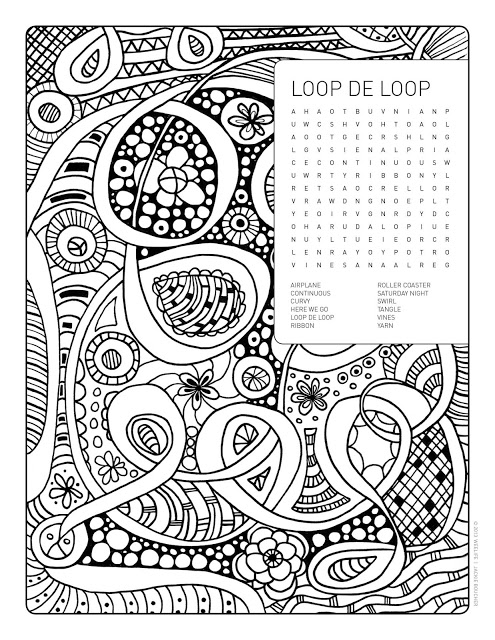 Loopdeloop Word Search Colouring Page Loopdeloop Brain Games 495x640 Loopdeloop Word Search Colouring Page Loopdeloop Brain Games
