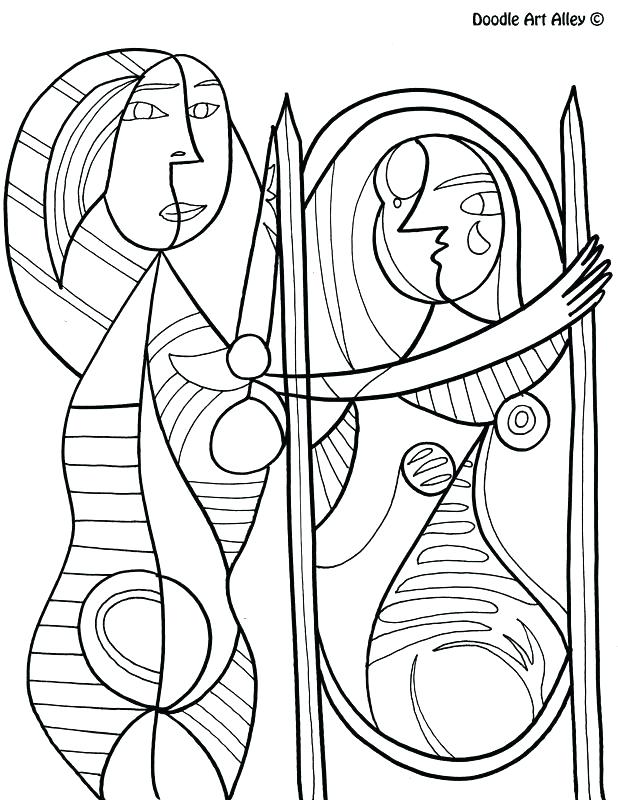 618x800 Famous Artists Coloring Pages Famous Art Work Coloring Pages