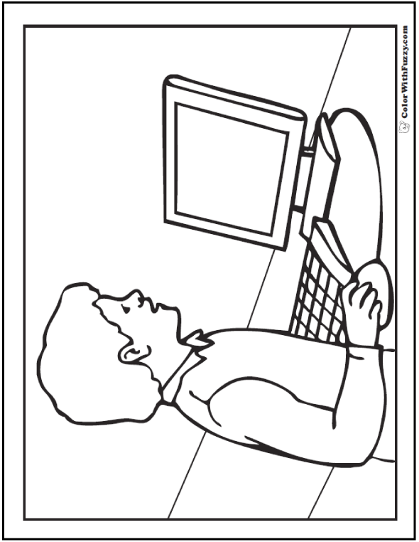 590x762 Fathers Day Coloring Pages Print And Customize For Dad