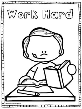263x350 Positive Behavior (Pbis) Coloring Pages By School Counseling Spot