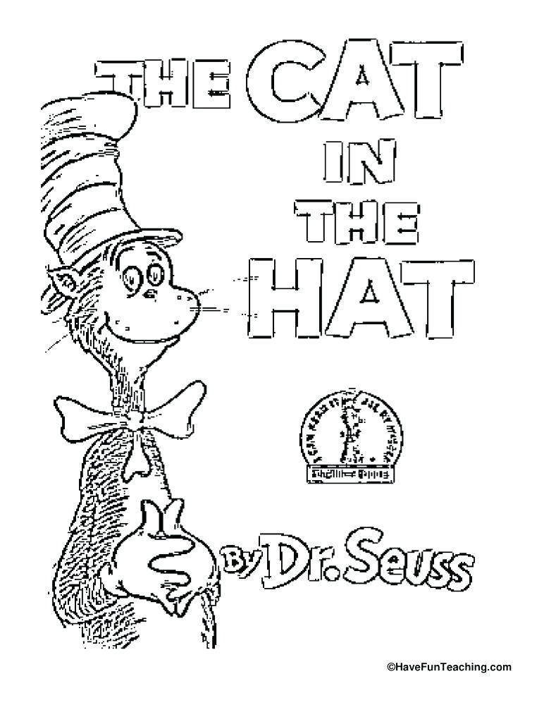 772x1000 Black Coloring Pages Coloring Work Sheets Cat In The Hat Coloring