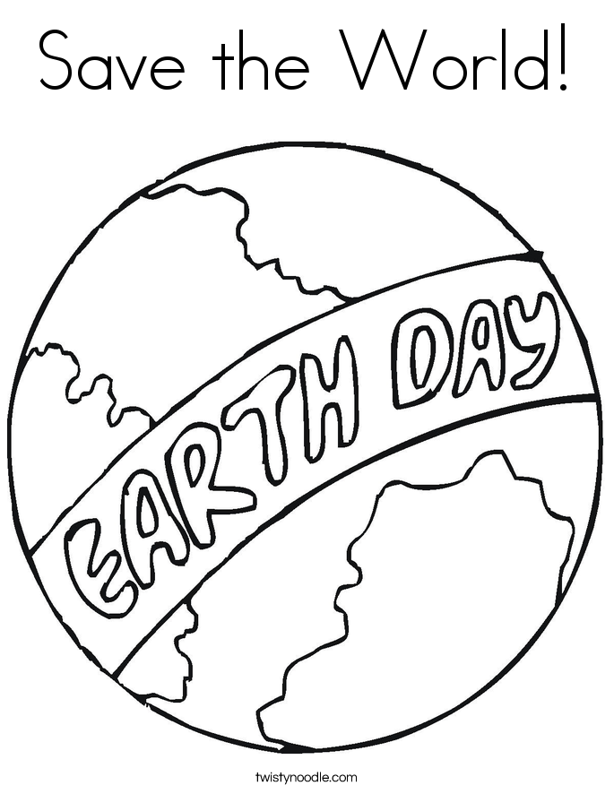Save The World Coloring Page 685x886 Save The World Coloring Page