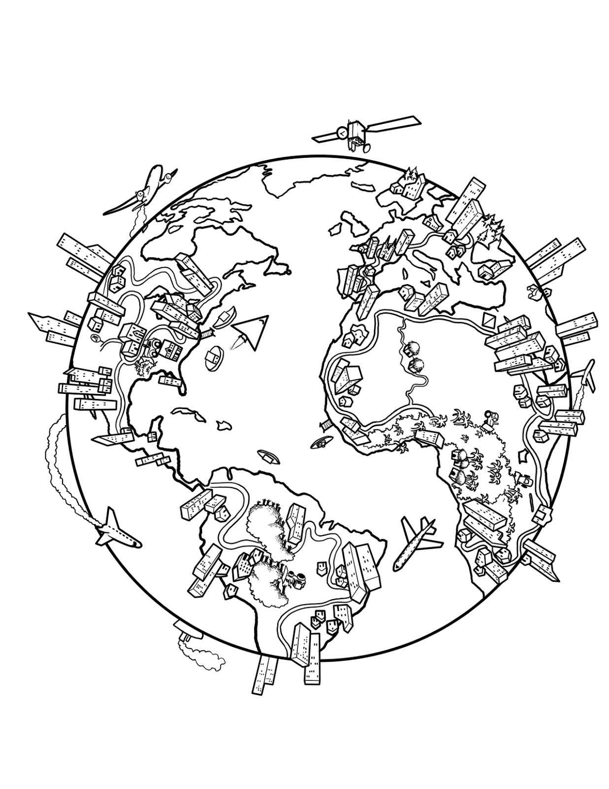 World Coloring Pages 1236x1600 World Coloring Pages