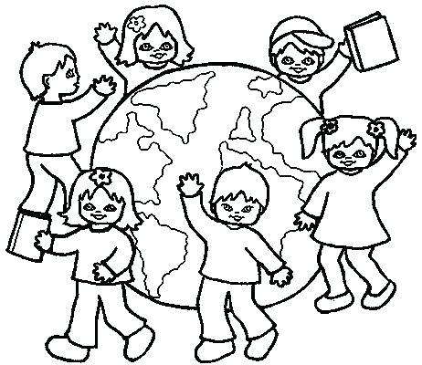 Kids Around The World Coloring Pages Children Of The World 462x400 Kids Around The World Coloring Pages Children Of The World