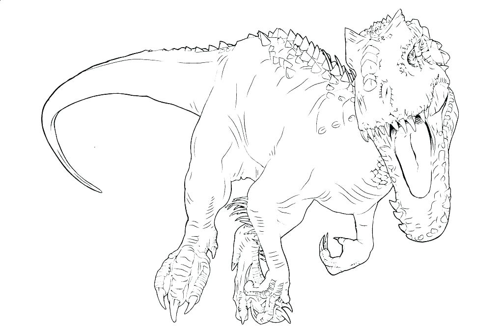 1024x668 Indominus Rex Coloring Pages To Print T Coloring Page T Coloring T