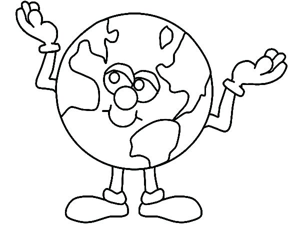 600x450 World Map Coloring Pages Printable Coloring Earth Day Is Always