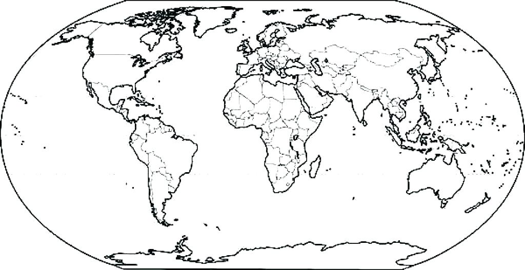 1024x527 World Map Coloring Pages Printable World Map Coloring Page Map