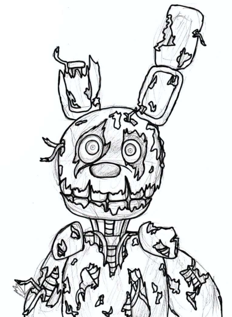 764x1045 Fnaf Coloring Pages 34 Coloring Pages For Kids