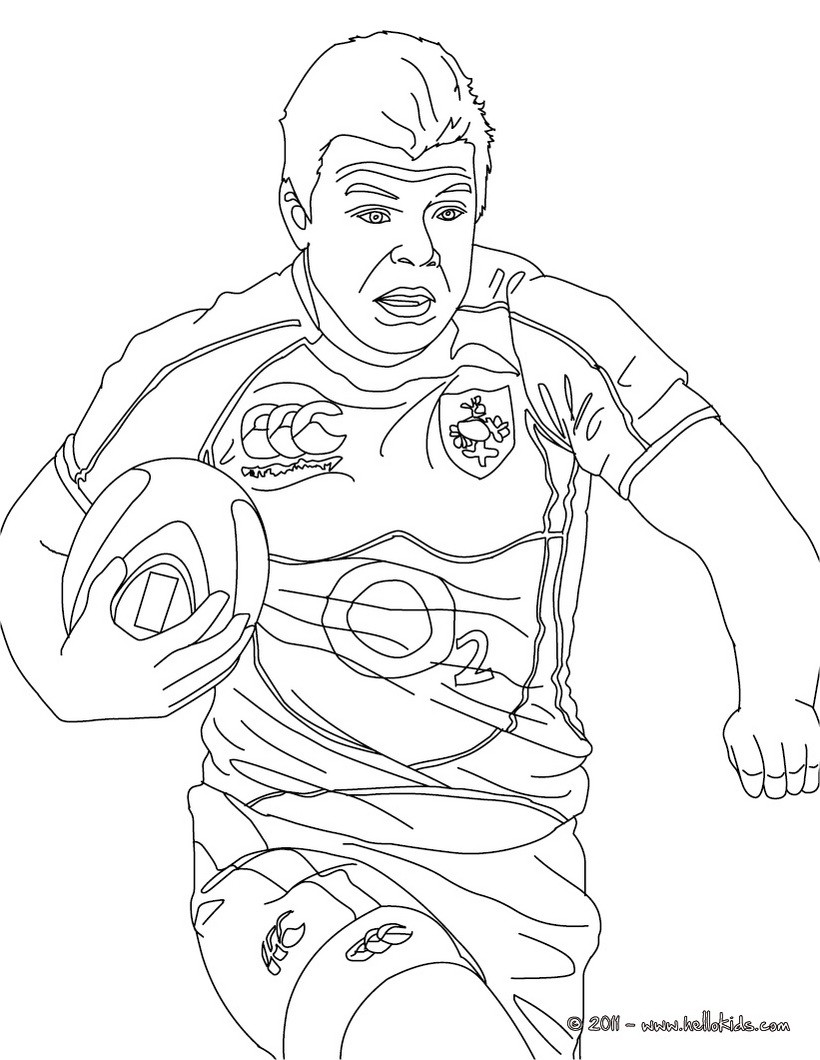 820x1060 Rugby Sport Coloring Page General League Colouring Pages Free