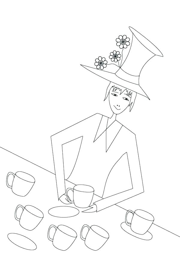 600x849 Cup Coloring Page Impair.co