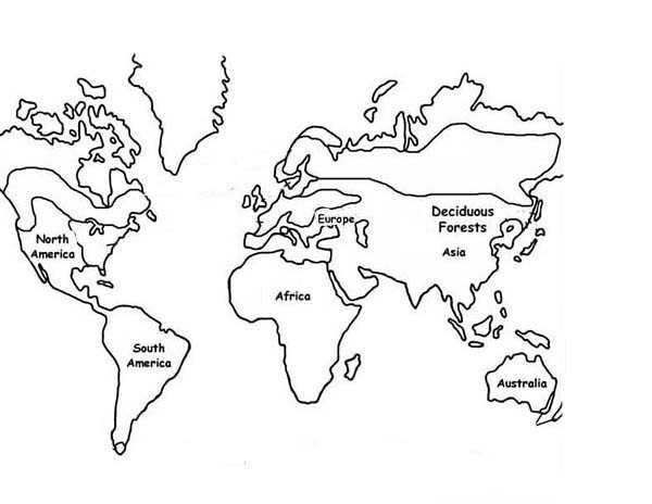 600x464 Exploring Nature Educational With World Map Coloring Page