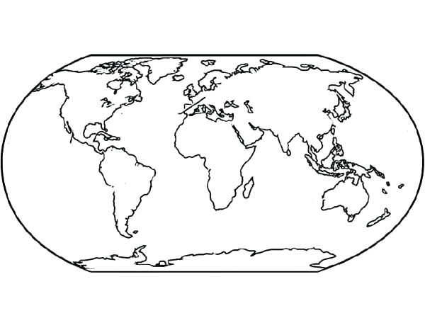 World Globe Coloring Page at GetColorings.com | Free printable ...