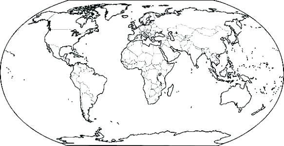 583x300 World Coloring Page Coloring Page World Map Map Coloring Book Also