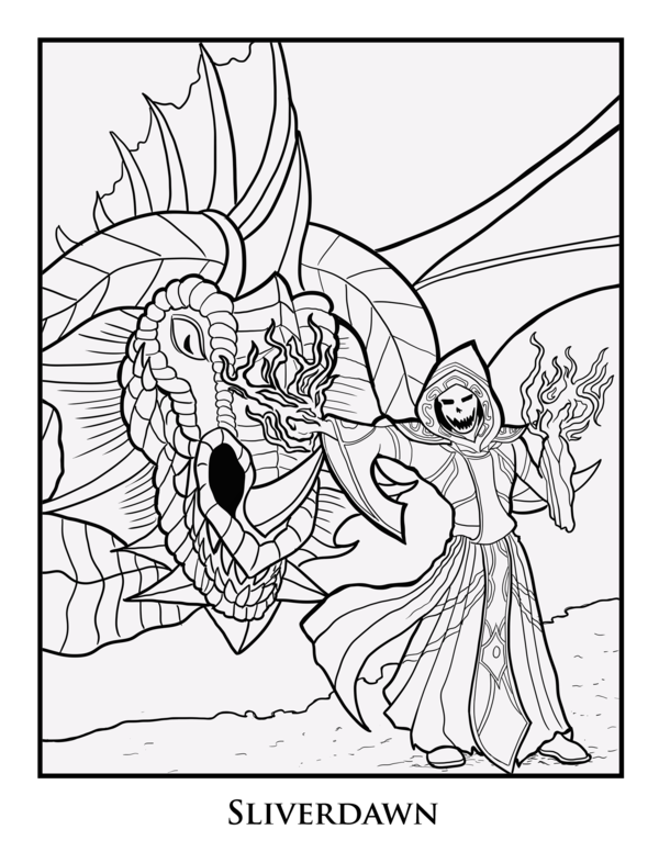 600x776 Coloring Page