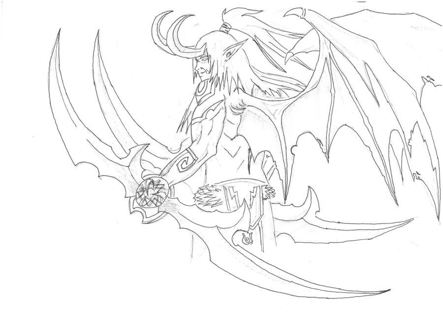 900x636 Amazing World Of Warcraft Coloring Pages For Kids Boys And Girls