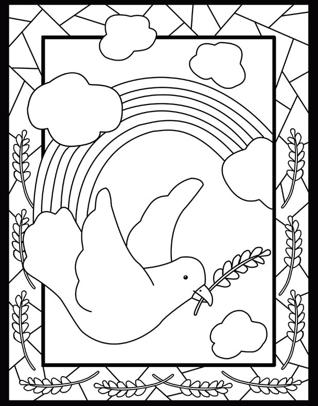 Lovely Dove Peace Coloring Pages Coloring Ws 618x790 Lovely Dove Peace Coloring Pages Coloring Ws