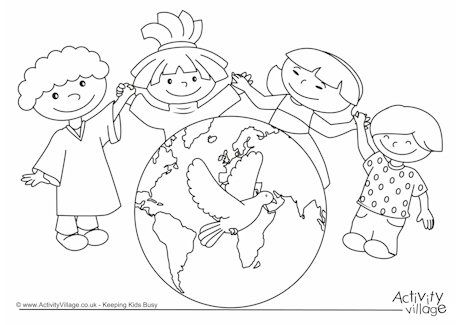 World Peace Day Coloring Pages Recipes Peace 460x325 World Peace Day Coloring Pages Recipes Peace