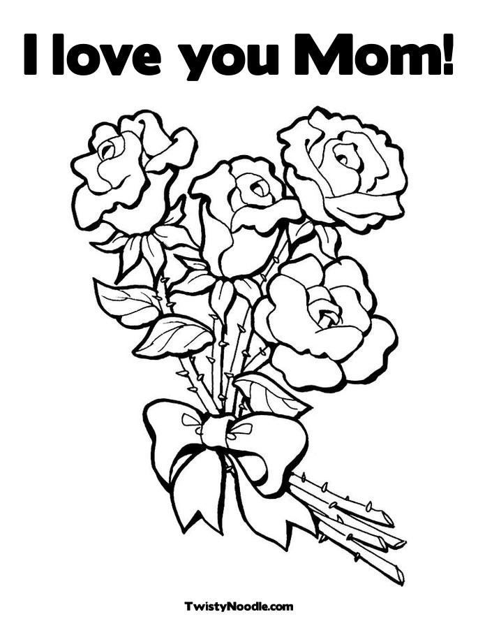 685x886 I Love You Mom Coloring Pages To Download And Print For Free