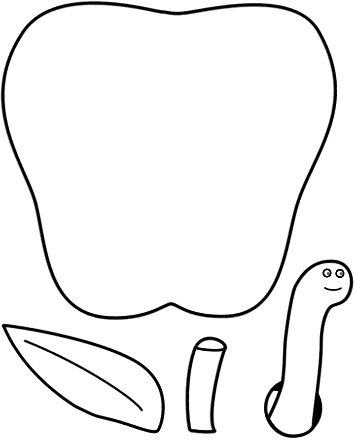 720x900 Drawn Macbook Worm Coloring Page