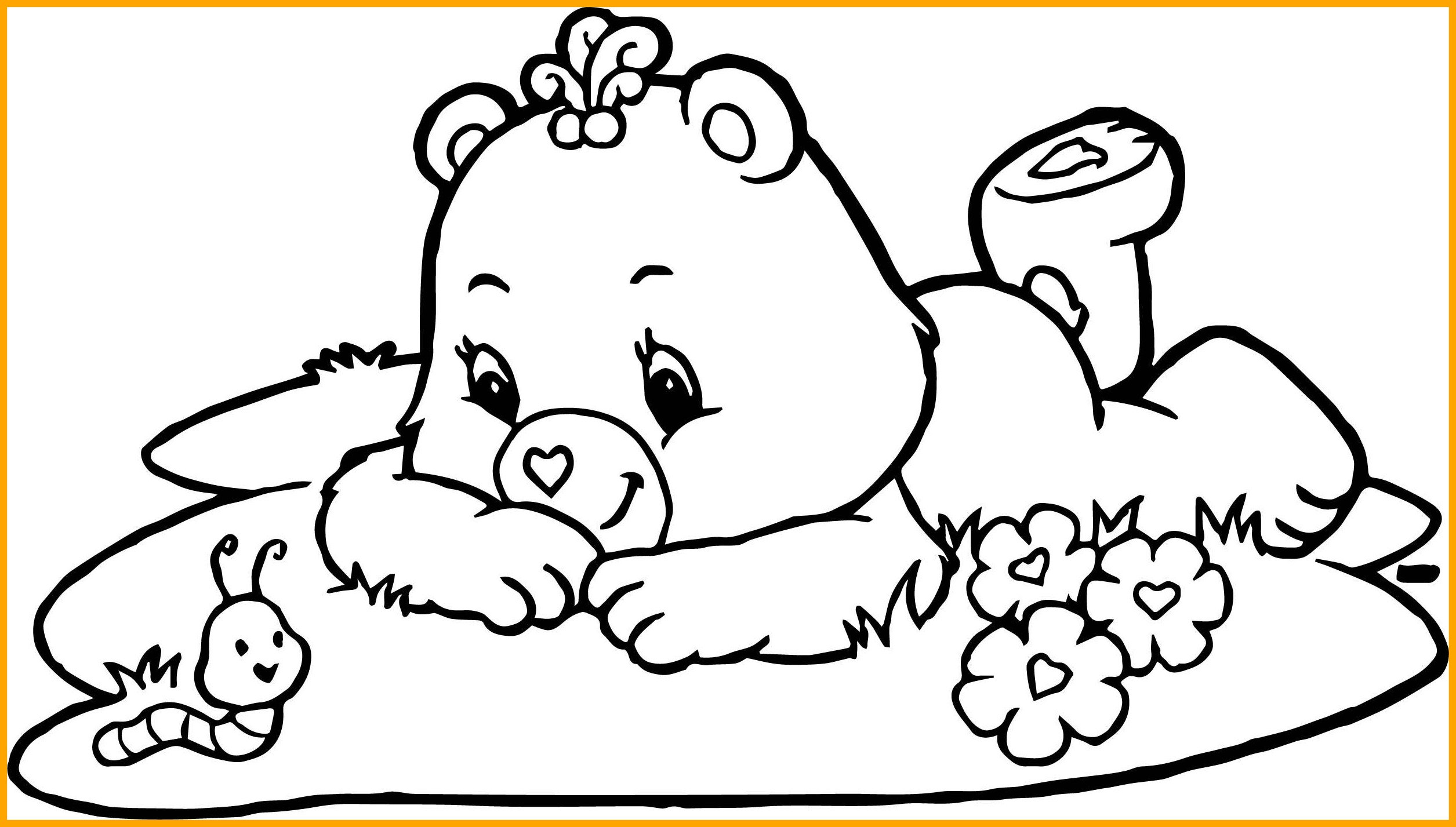 2511x1427 The Best Care Bears Adventures In A Lot Worm Coloring Page