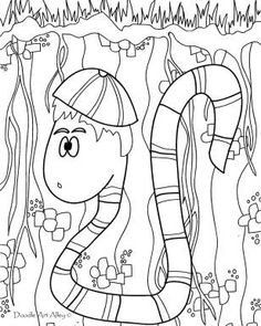 236x295 This Is A Free Lost Worm Coloring Page. Its A Printable Coloring