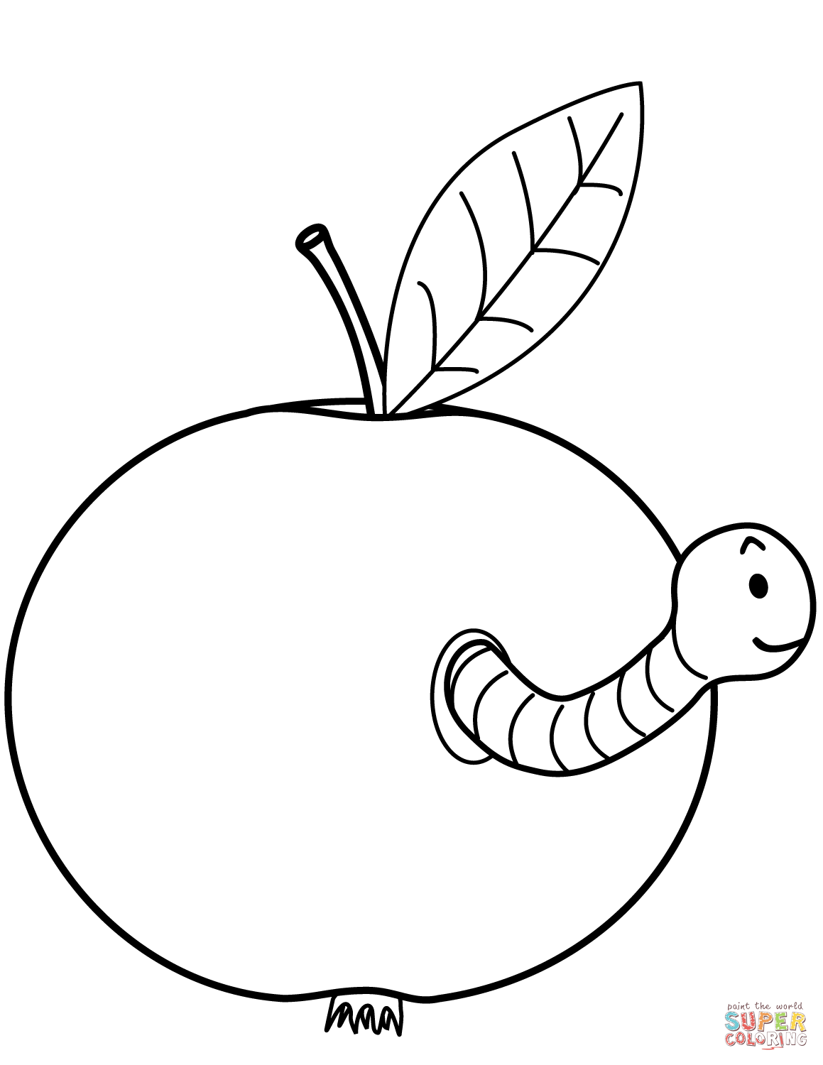 1159x1500 Worm Coloring Pages Download