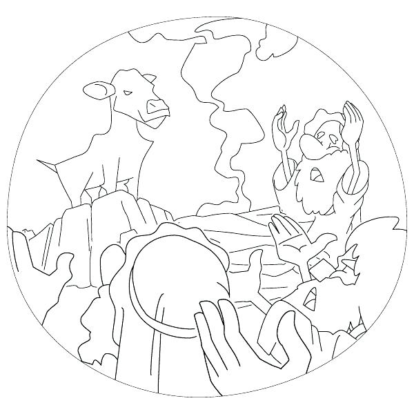 600x600 Golden Calf Coloring Page Golden Calf Coloring Page The Golden