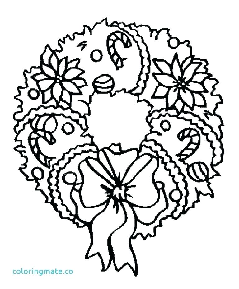 Wreath Coloring Page at GetColorings.com | Free printable colorings ...