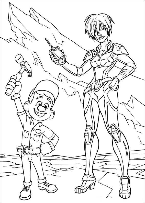 567x794 Kids N 40 Coloring Pages Of Wreck It Ralph