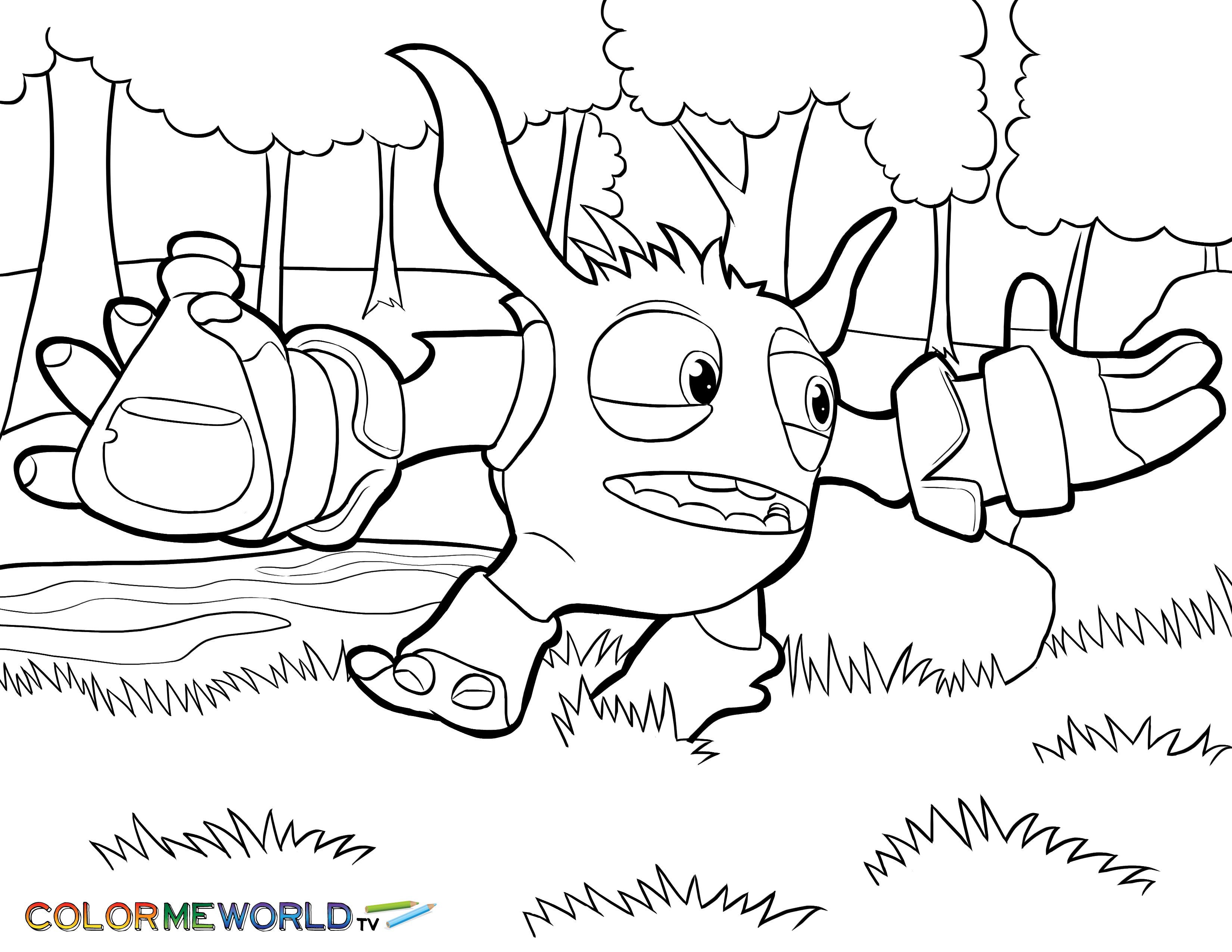 Outstanding Skylander Coloring Pages Wrecking Ball Picture 3300x2550 Outstanding Skylander Coloring Pages Wrecking Ball Picture